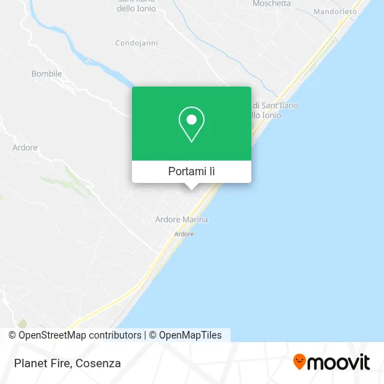 Mappa Planet Fire