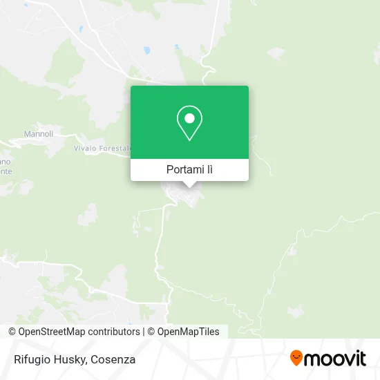 Mappa Rifugio Husky