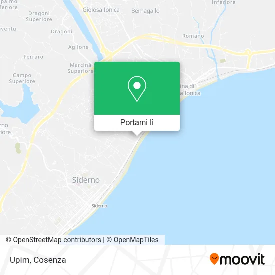 Mappa Upim