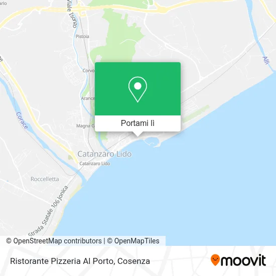 Mappa Ristorante Pizzeria Al Porto