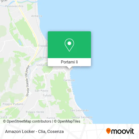 Mappa Amazon Locker - Clia