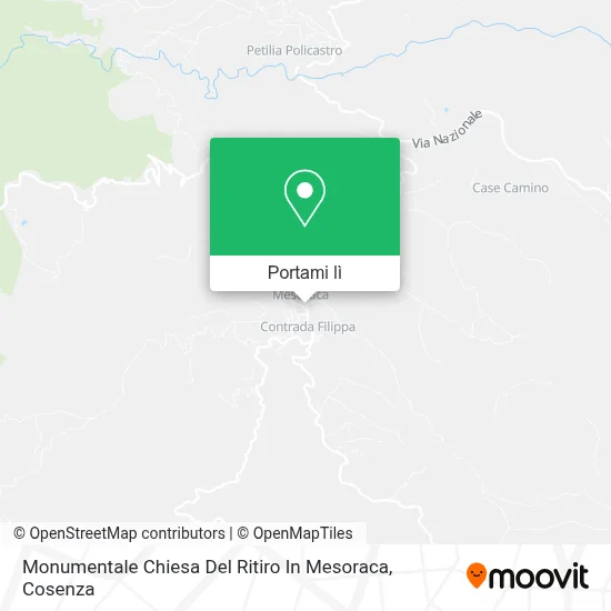 Mappa Monumentale Chiesa Del Ritiro In Mesoraca