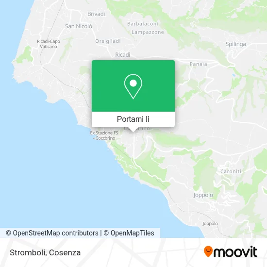 Mappa Stromboli