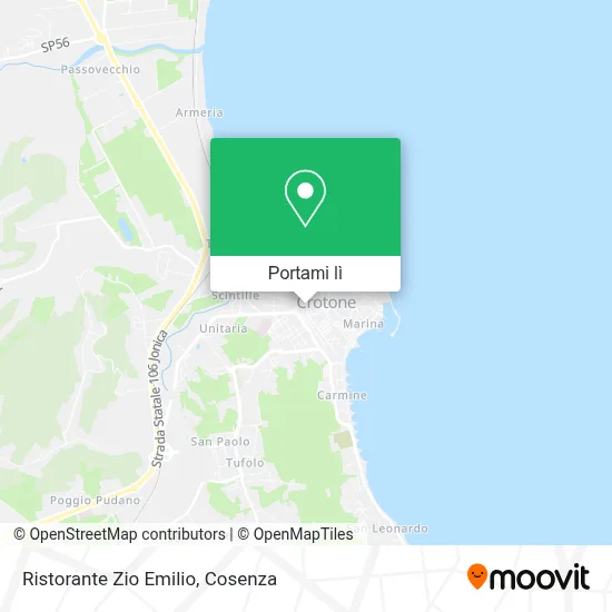 Mappa Ristorante Zio Emilio