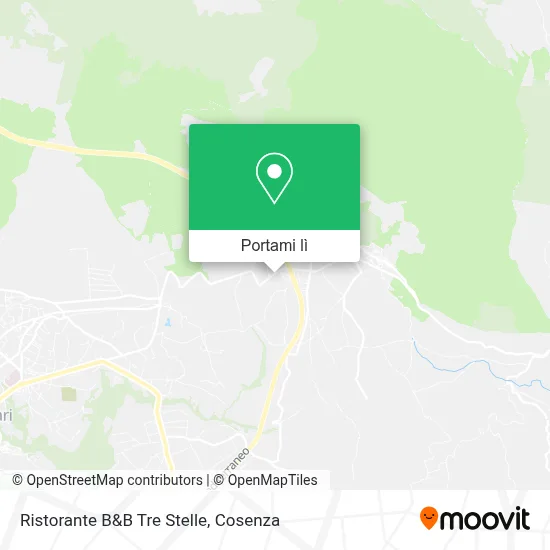 Mappa Ristorante B&B Tre Stelle