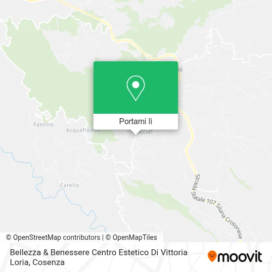 Mappa Bellezza & Benessere Centro Estetico Di Vittoria Loria