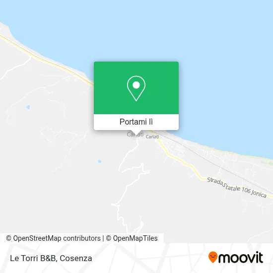 Mappa Le Torri B&B