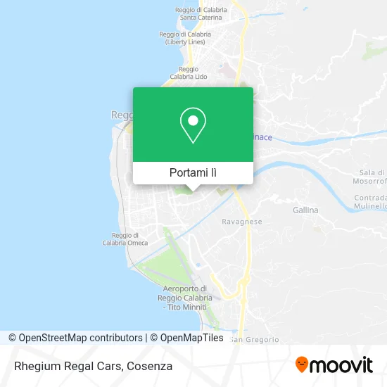 Mappa Rhegium Regal Cars
