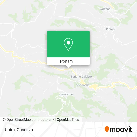 Mappa Upim