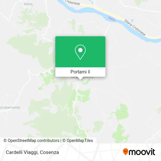Mappa Cardelli Viaggi