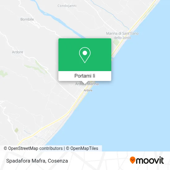 Mappa Spadafora Mafra
