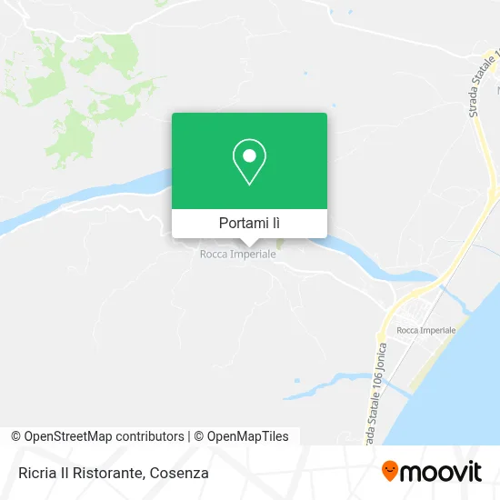 Mappa Ricria Il Ristorante
