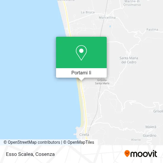 Mappa Esso Scalea