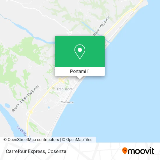 Mappa Carrefour Express