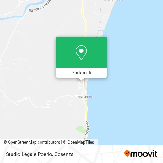 Mappa Studio Legale Poerio