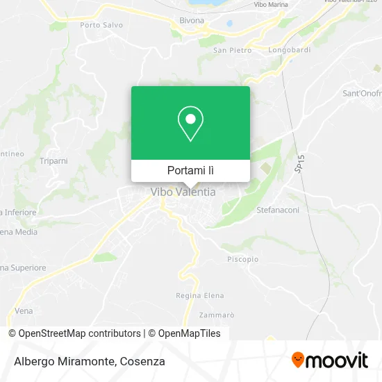 Mappa Albergo Miramonte