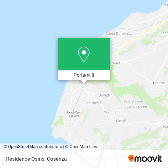 Mappa Residence Osiris