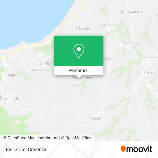Mappa Bar Grillo