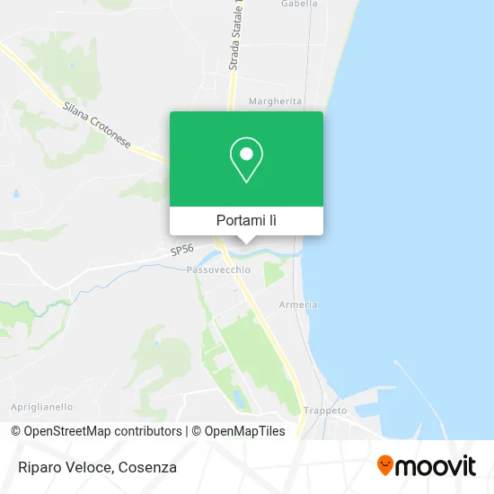 Mappa Riparo Veloce