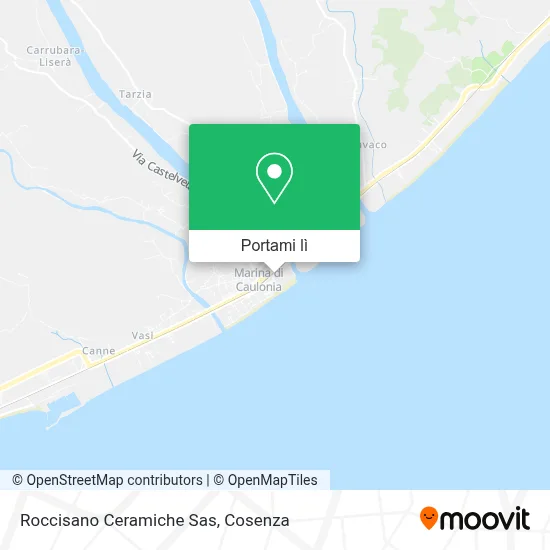 Mappa Roccisano Ceramiche Sas