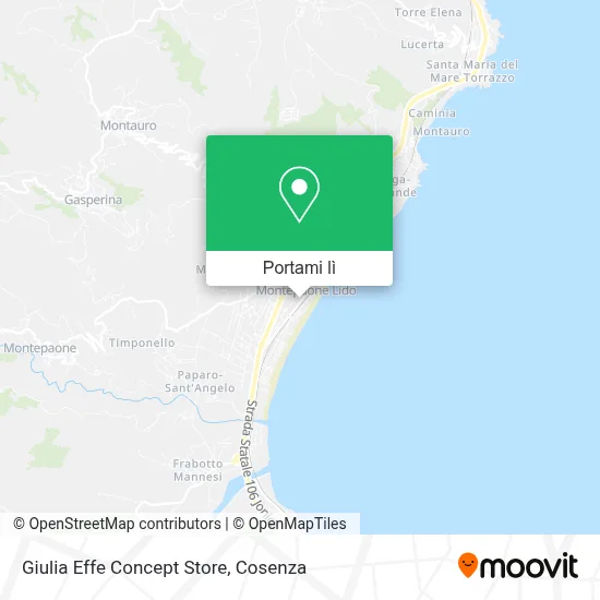 Mappa Giulia Effe Concept Store