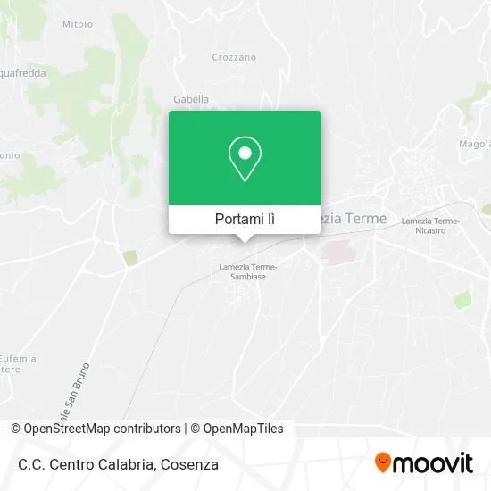Mappa C.C. Centro Calabria