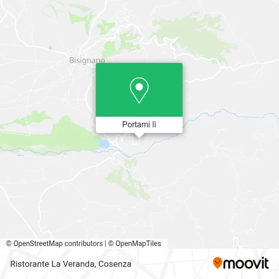Mappa Ristorante La Veranda