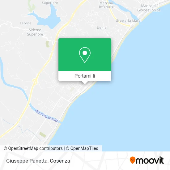 Mappa Giuseppe Panetta