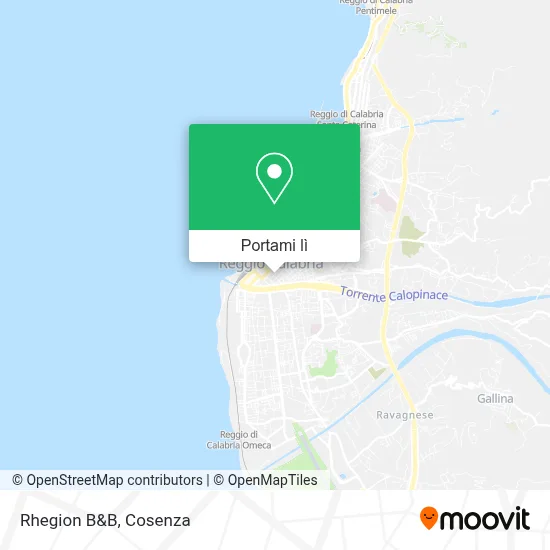 Mappa Rhegion B&B