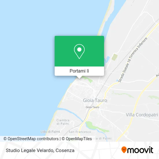 Mappa Studio Legale Velardo
