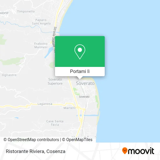 Mappa Ristorante Riviera