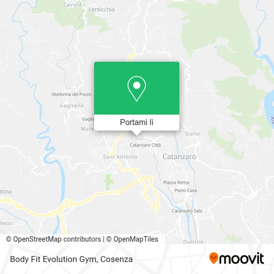Mappa Body Fit Evolution Gym