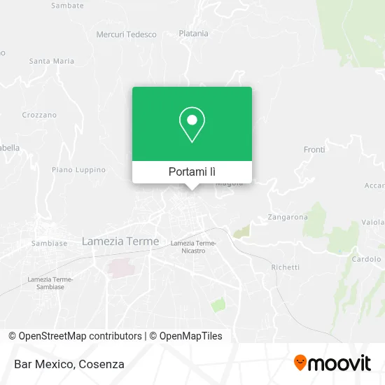 Mappa Bar Mexico