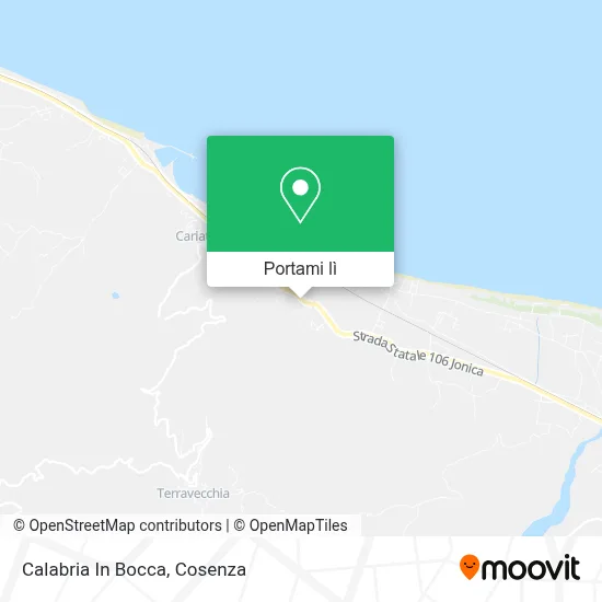 Mappa Calabria In Bocca