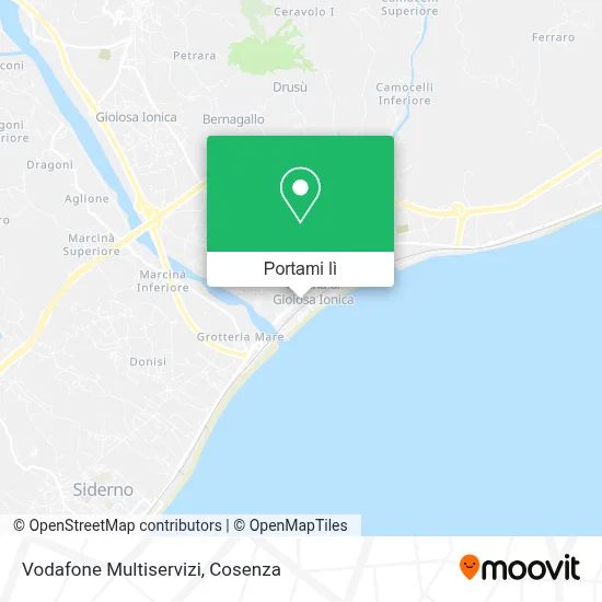 Mappa Vodafone Multiservizi