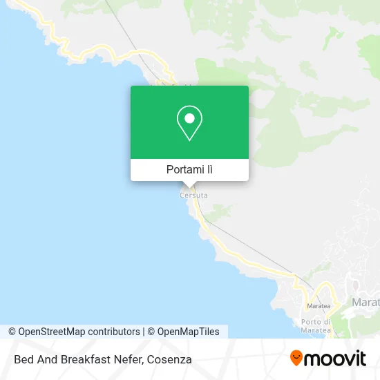Mappa Bed And Breakfast Nefer