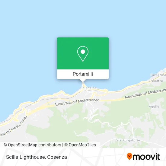 Mappa Scilla Lighthouse