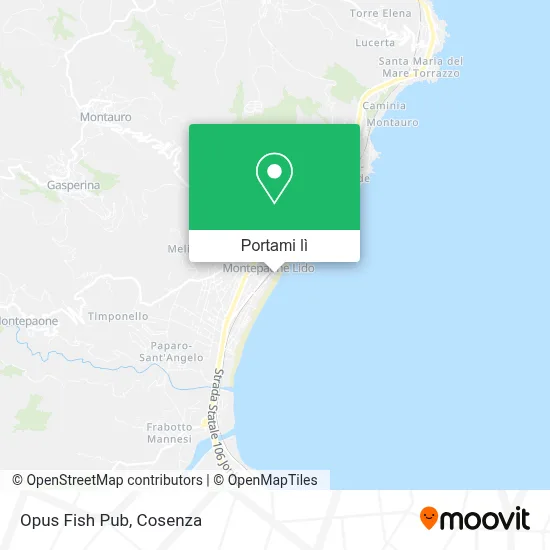 Mappa Opus Fish Pub