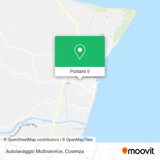 Mappa Autolavaggio Multiservice