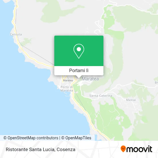 Mappa Ristorante Santa Lucia