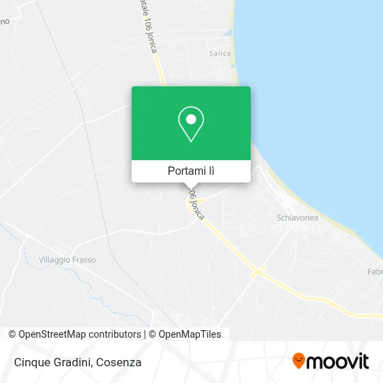 Mappa Cinque Gradini