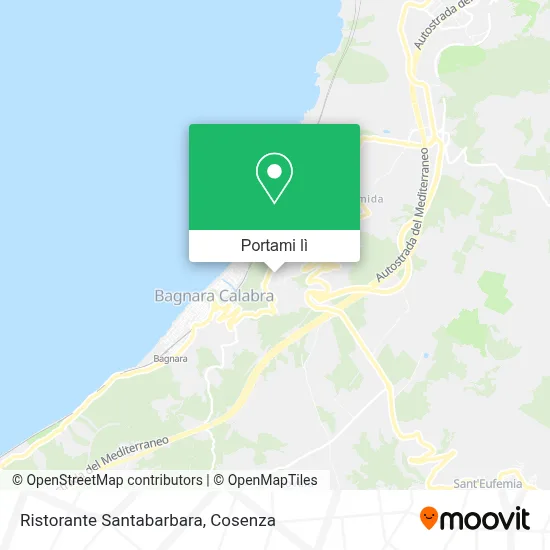 Mappa Ristorante Santabarbara