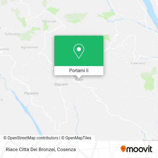 Mappa Riace Citta Dei Bronzei