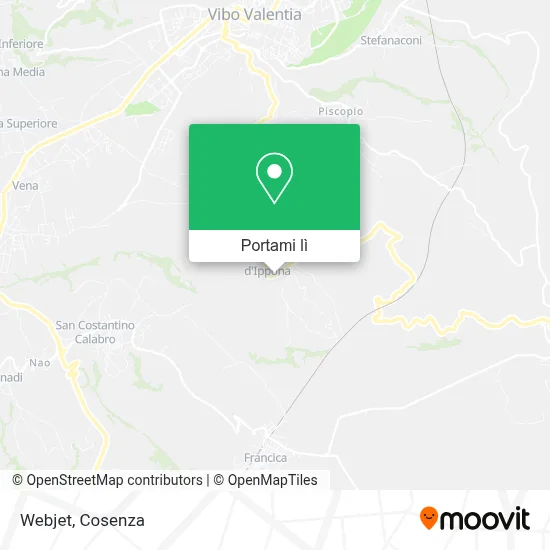 Mappa Webjet