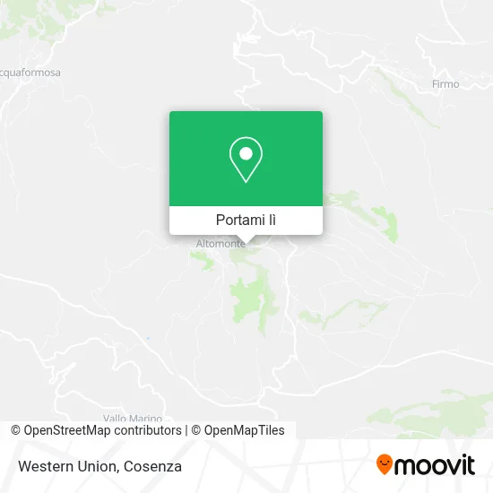 Mappa Western Union