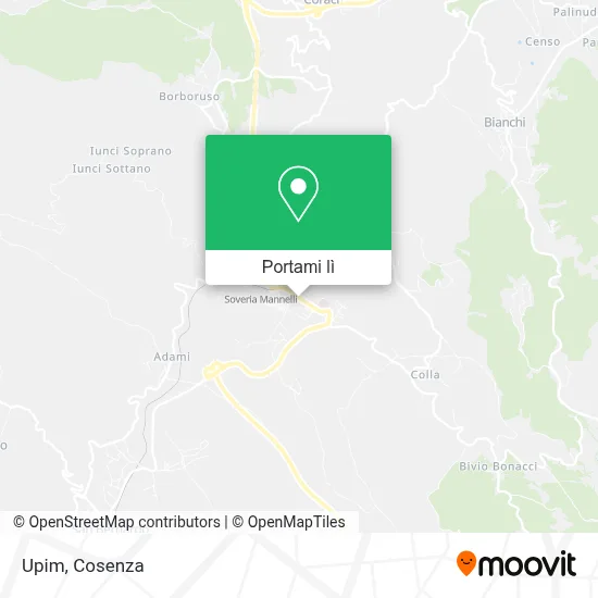 Mappa Upim