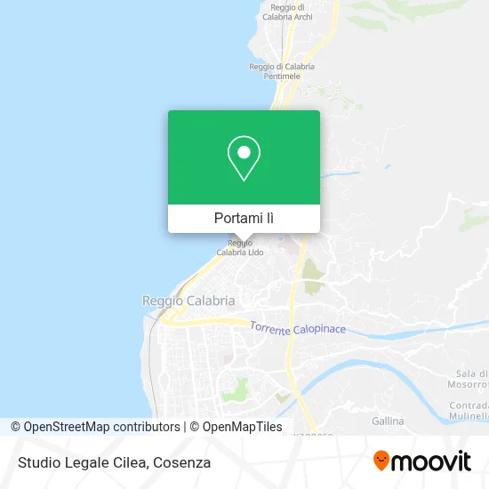 Mappa Studio Legale Cilea