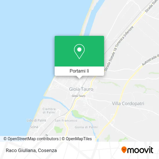 Mappa Raco Giuliana