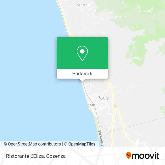 Mappa Ristorante L'Eliza