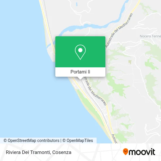 Mappa Riviera Dei Tramonti